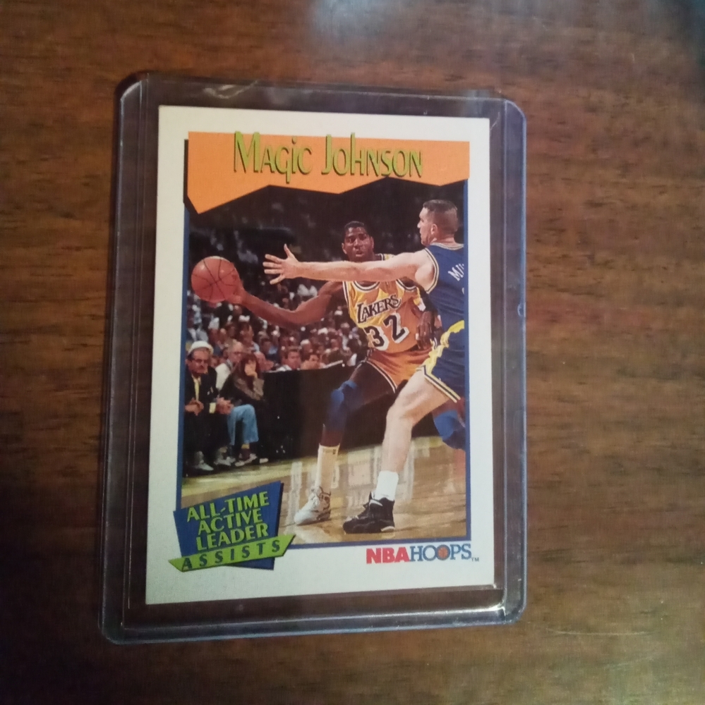1991 Magic Johnson NBA Hoops Card